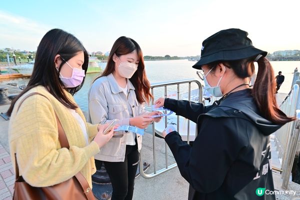 台南安平景點｜立驛國際安平遊港遊運河｜日落夕陽橘黃漸層｜天色漸暗迎來浪漫璀璨夜景！可愛白鷺鷥伴遊~台南景點推薦