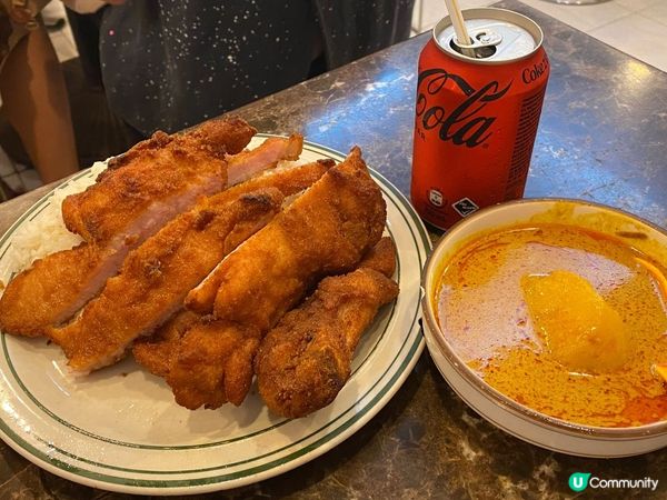 香港灣仔最抵食既大大份咖哩豬扒飯