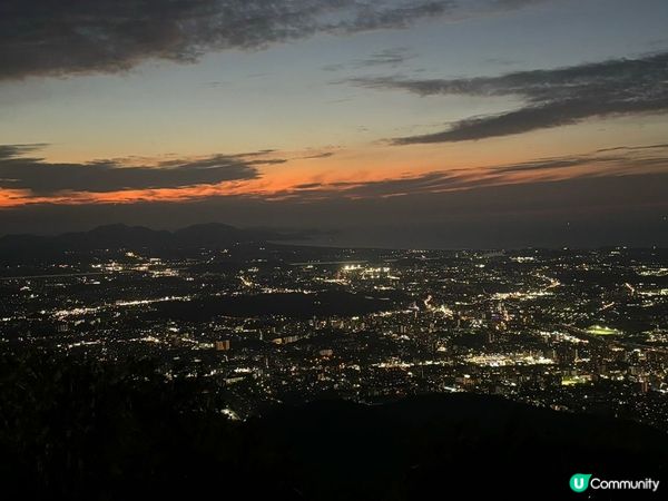 日本新三大夜景之一皿倉山