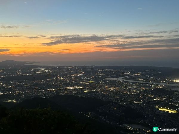 日本新三大夜景之一皿倉山