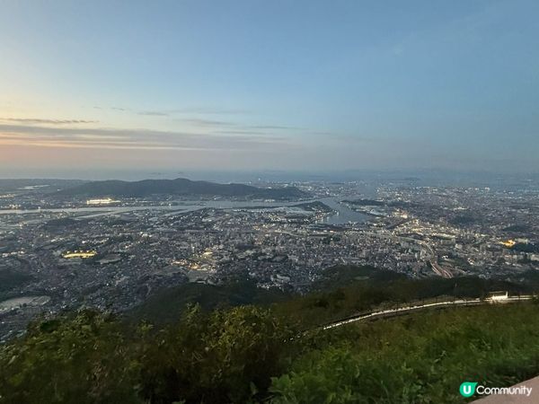 日本新三大夜景之一皿倉山
