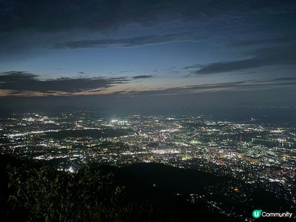 日本新三大夜景之一皿倉山
