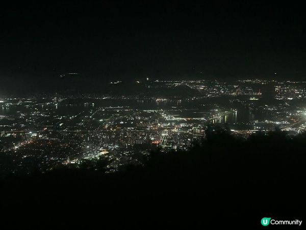 日本新三大夜景之一皿倉山
