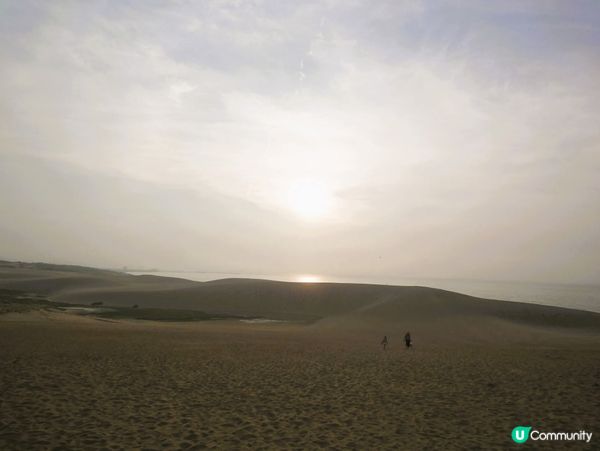 鳥取砂丘，日落美景！🌅