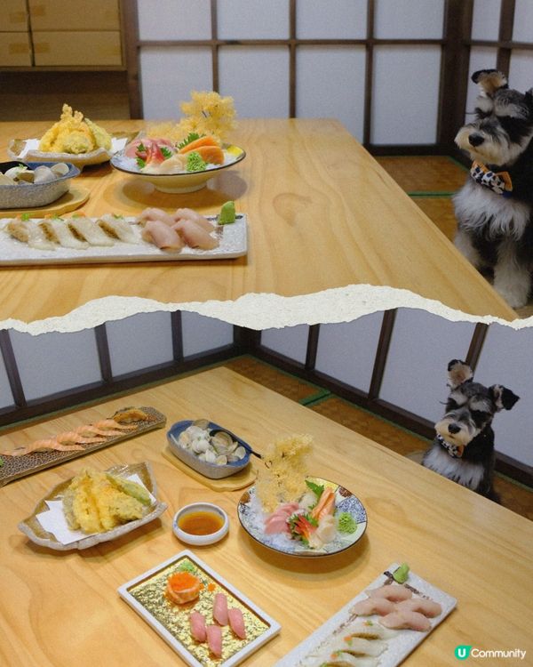 隱世日式包廂！帶狗狗一齊食壽司🍣