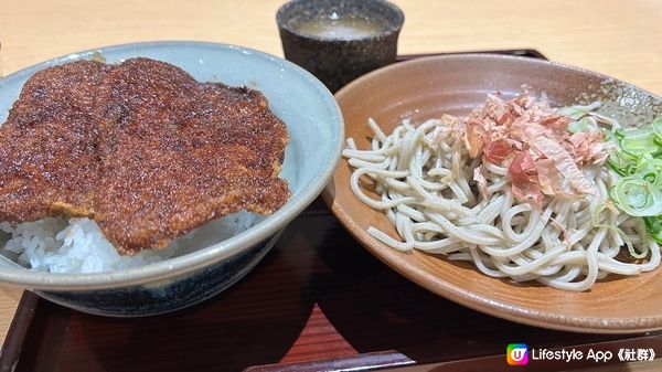 福井名物-醬汁酥炸豬扒飯+蕎麥麵