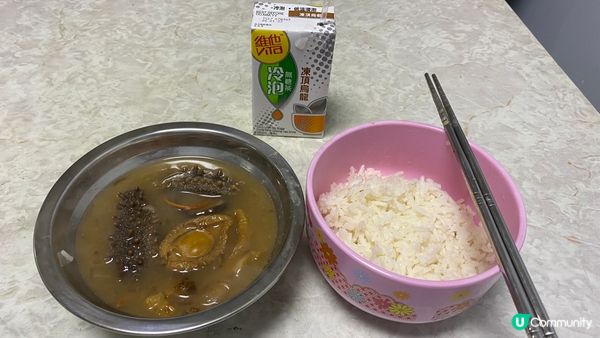 安記即食佛跳牆（$80/1人份，工展會買），汁底都好味，餸料...