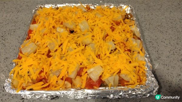 鮮茄菠蘿焗豬扒飯