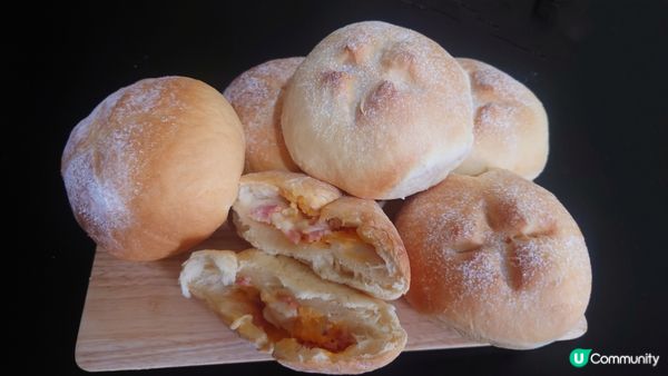 氣炸芝士煙肉軟麵包