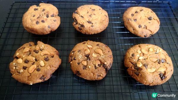 氣炸無牛油朱古力粒曲奇🍪