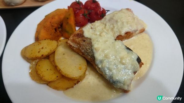 檸檬忌廉汁三文魚柳