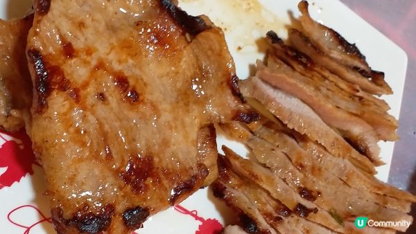 炭烤豬頸肉