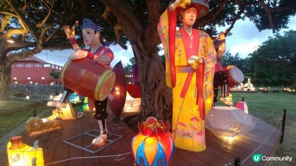 這次去體驗王國剛好遇上一年一度的「琉球燈會」