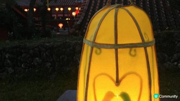 這次去體驗王國剛好遇上一年一度的「琉球燈會」