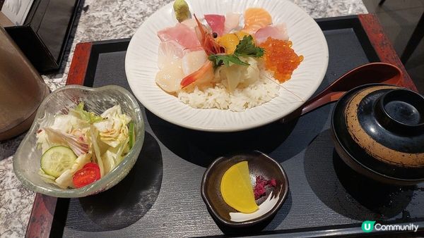 壽司拼盤+魚生丼定食