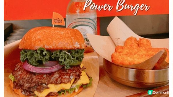 特色Burger 和 炸魚條、炸薯條