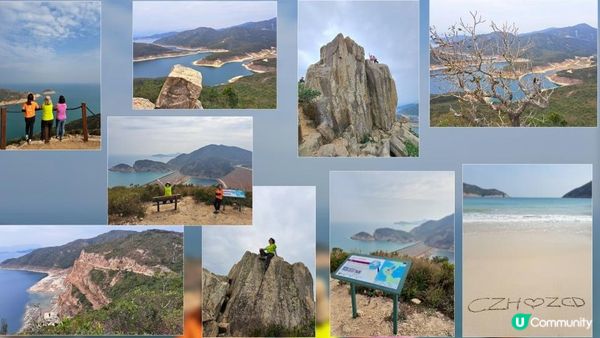 《西貢西灣亭至東壩行山篇》螭蟝石頂、西灣山、浪茄灣、標尖角觀景台