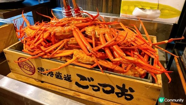 【原隻螃蟹吃到飽】超划算！松葉蟹/紅楚蟹/蝦子/壽司/飲料吧/牛肉雞肉串/螃蟹&27道以上料理全都來！｜日本 東京 必吃 美食 推薦｜$500東京蟹放題｜原隻螃蟹隨便拿