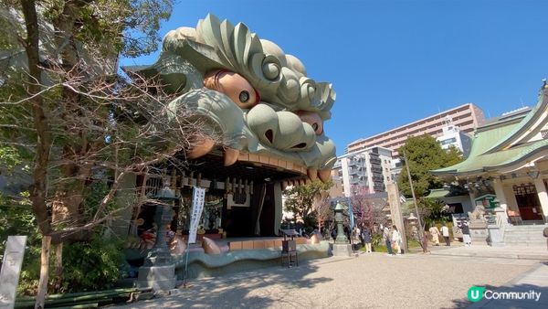 大阪難波八阪神社：朝聖超巨型獅子殿神社，超強氣勢求金運！