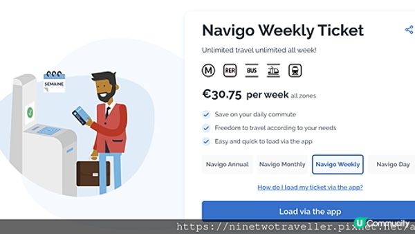 【2024法國之旅】巴黎懶人必選! 最方便交通卡 - Navigo Découverte卡