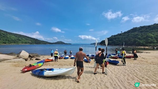 獨木舟🛶⛱️🤿🪸🐟《西貢海下灣海岸公園》