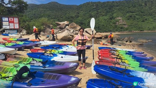 獨木舟🛶⛱️🤿🪸🐟《西貢海下灣海岸公園》
