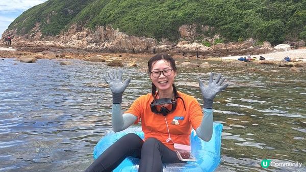 浮潛🤿趕海🧤🪣玩水💦打卡📸盡在《西貢清水灣綠蛋島》