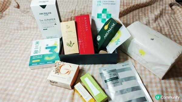 美妝盒｜ 環保Green Beauty Box綠色保養盒，有SHISEIDO 資生堂國際櫃百優精純乳霜的美妝盒