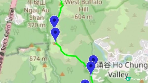 《井欄樹至小瀝源黃泥頭行山篇》黃麖仔、大藍湖、東洋山、兔仔許