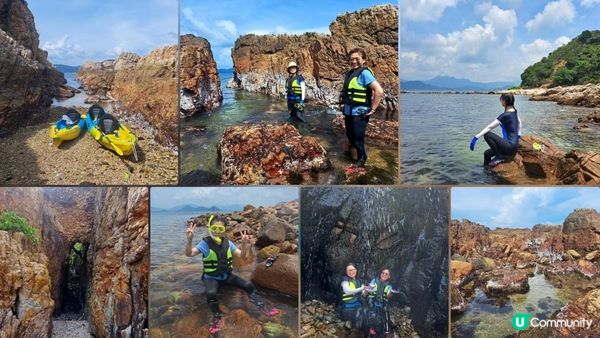 2024年首個下水禮🥰🫰《獨木舟🛶牛尾洲環島遊》珊瑚區🪸、海蝕洞、浮潛🤿