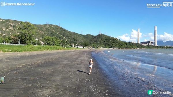 香港夏日好去處】落車到「隱世黑沙灘」🍉勁多打卡位🤩📸鄉下小村🐈⛱觀日落好去處🌅｜龍鼓灘｜中華白海豚瞭望台｜