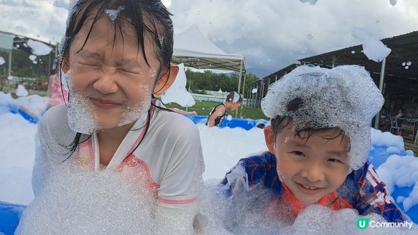 大埔大尾篤，元朗釣蝦池內泡泡池及大埔石灘