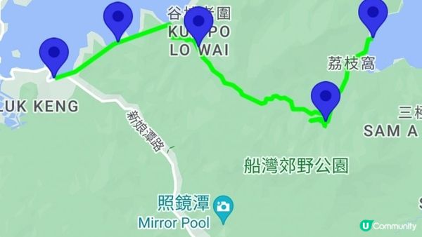 《荔枝窩至鹿頸行山篇》梅子林、谷埔、鳳坑