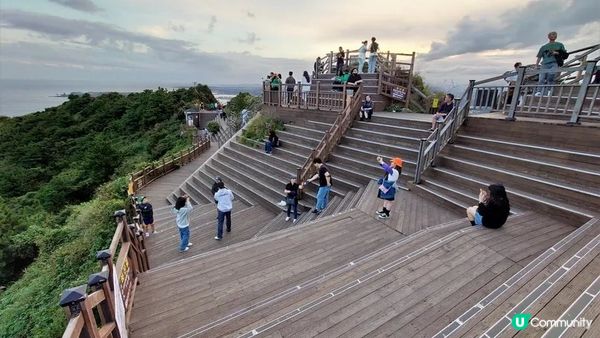 城山日出峰的完美日落【韓國濟州島遊記Day3.2】