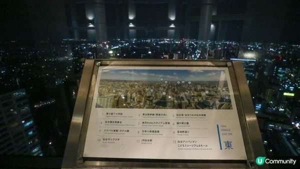 [遊記]獨遊5日仙台+大內宿休閑之旅(11) : AER大樓展望台夜景、仙台站牛舌通