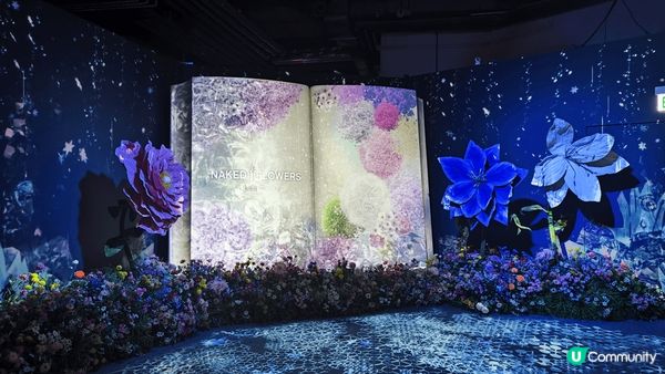 以花為主題，光影展示花的動靜美態，參觀時能融合花之世界，跟其...
