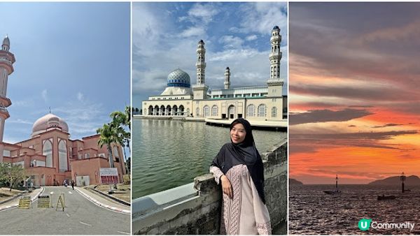 沙巴熱辣遊Day 2 - 超美粉色沙巴大學、水上清真寺