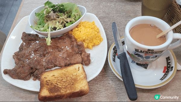 圖片第一第二呢係啟德舊機場旁邊?一間老式茶餐廳?早餐出品非常...