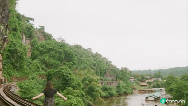 泰國北碧府死亡鐵路，懷舊既鐵路，坐上去欣賞迷人?景色?