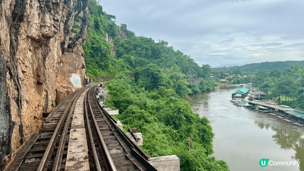 泰國北碧府死亡鐵路，懷舊既鐵路，坐上去欣賞迷人?景色?