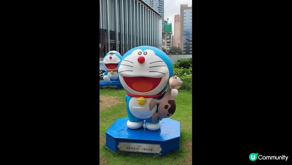 事隔多年哆拉A夢展回歸啦，室內室外展館都好靚，每位參加者仲有...