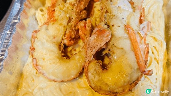 龍蝦伊麵，是西貢米之蓮?星餐廳，濃濃芝士味，非常美味?