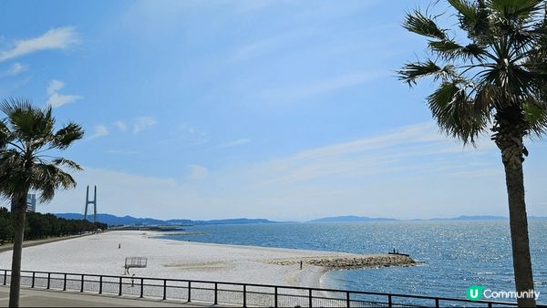 日本outlet的海灘，清?帶熱鬧，空氣清新，環境優美，可以...