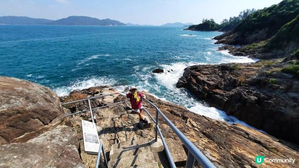 【西貢清水灣行山篇】龍蝦灣石刻、綠蛋島、刀片脊/坐佛崖、二戰海傍測距站