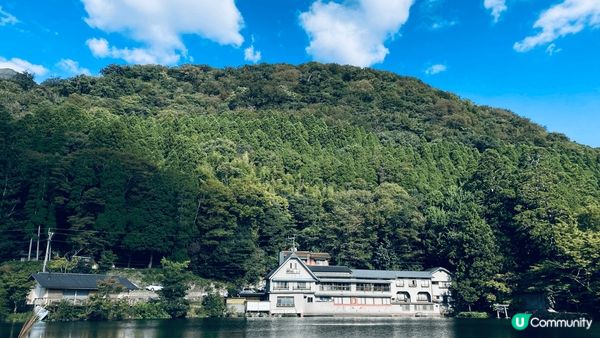 由布院- 可乘坐由布院之森前往，車箱設有獨特設計車卡，打卡影...