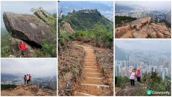 【沙田圍至黃大仙行山篇】蝌蚪坪、貓仔山、觀貓台/貓仔石🐱、雞胸山