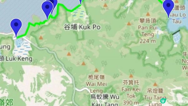 【荔枝窩至鹿頸行山篇】長排頭天空之鏡，水浸咀排連沙洲