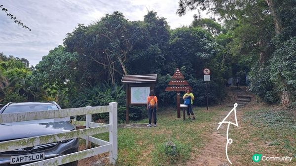 《清水灣行山篇》綠蛋島(遠觀)，刀片脊/坐佛崖