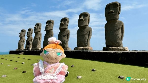 宮崎縣的日南太陽花園，全球唯一一處獲得復活島許可復元的7座石...