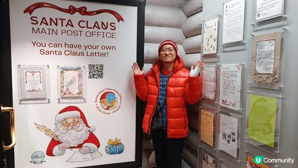 相片拍於芬蘭聖誕老人村, 村內打卡位眾多, 選了這幾張表達了...